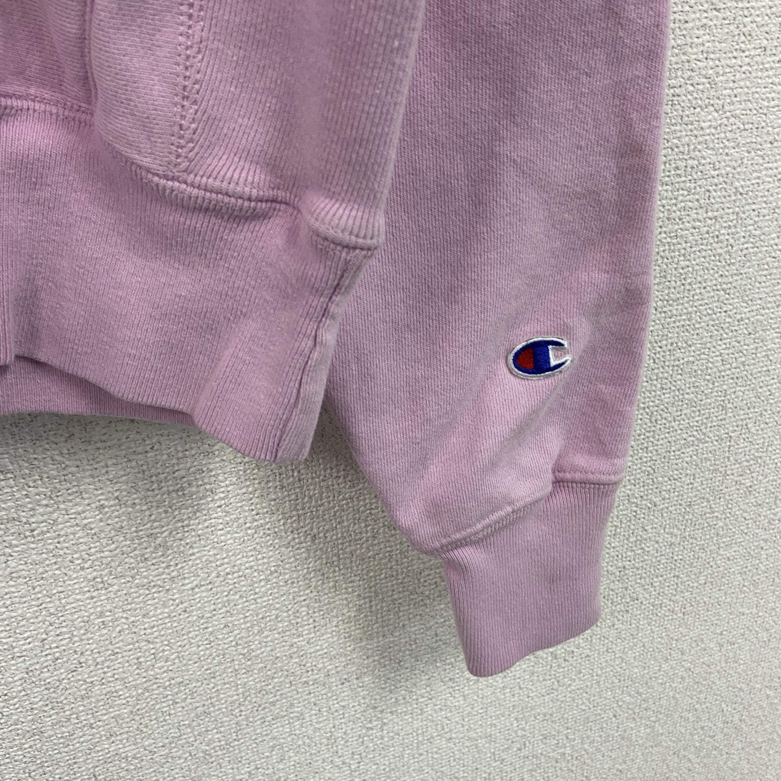 Champion　チャンピオン　リバースウィーブ　スウェットパーカー/フーディー　ピンク　XSサイズ　古着