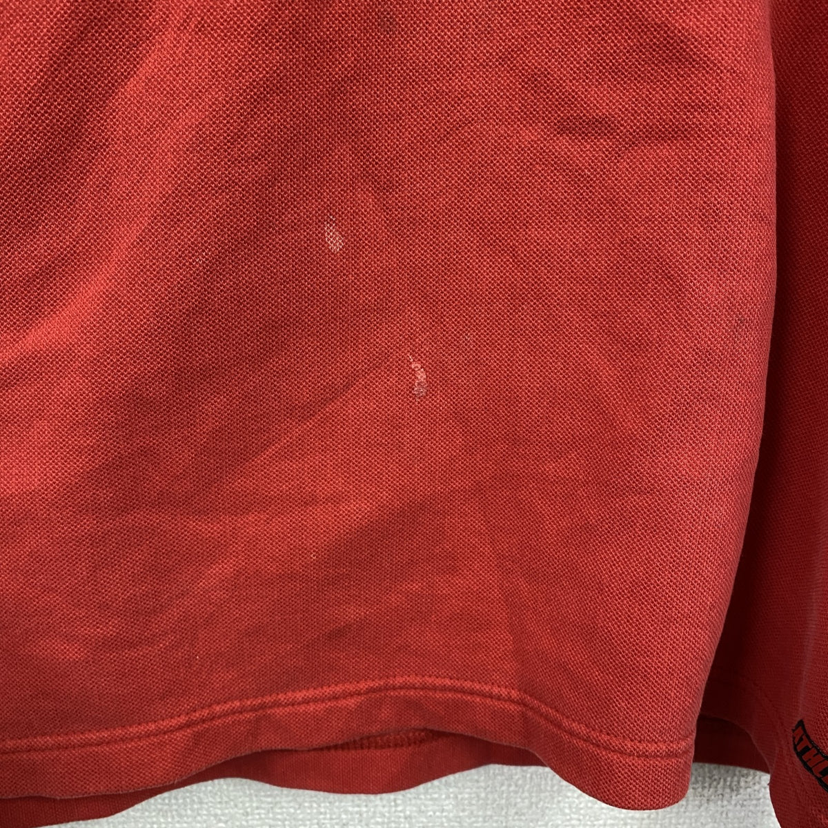 00s　NIKE　ナイキ　スウェット/トレーナー　スウッシュ　ヴィンテージ　赤　レッド　オレンジ　Lサイズ　古着