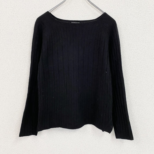 Theory　セオリー　カシミヤニットセーター　黒　ブラック　Sサイズ