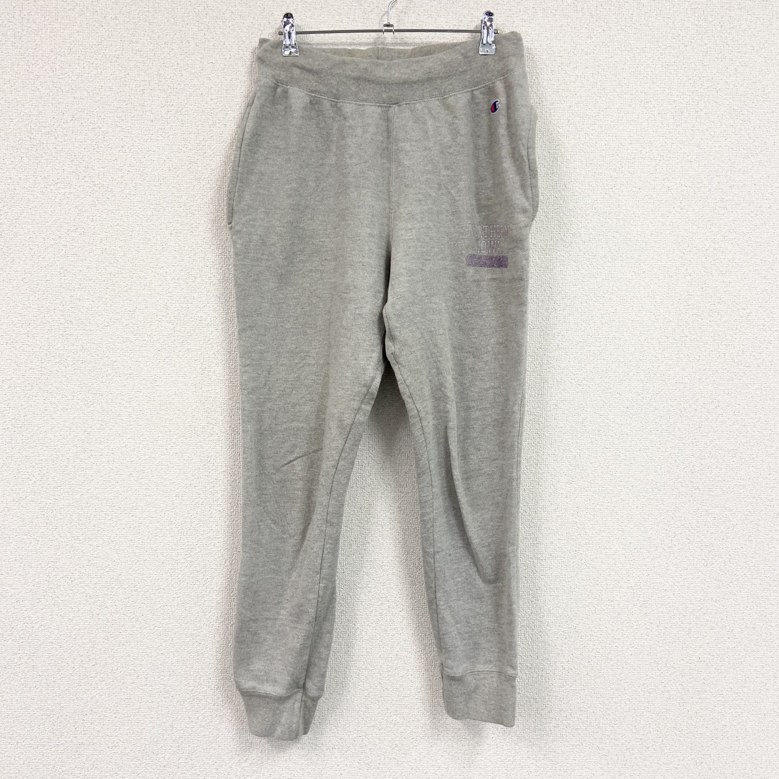 Champion　チャンピオン　リバースウィーブ　スウェットパンツ　カプセルプリント　灰色　グレー　Mサイズ　古着