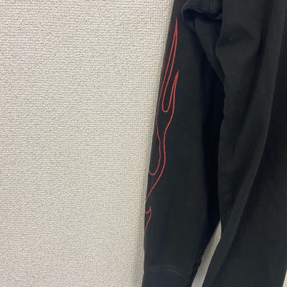 古着 used　HARLEY DAVIDSON　ハーレーダビッドソン　長袖両面プリントTシャツ　黒　ブラック　Lサイズ