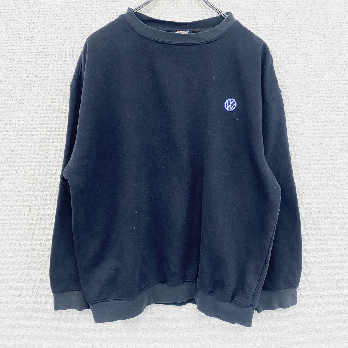 Dickies　ディッキーズ　フォルクスワーゲン　スウェット/トレーナー　ワンポイント　黒　ブラック　Mサイズ　古着
