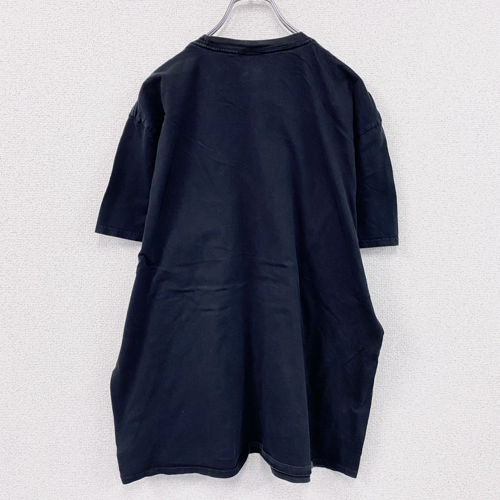 GILDAN　ギルダン　スーパーマン　半袖プリントTシャツ　DCコミックス　ムービーT　黒　ブラック　　　古着