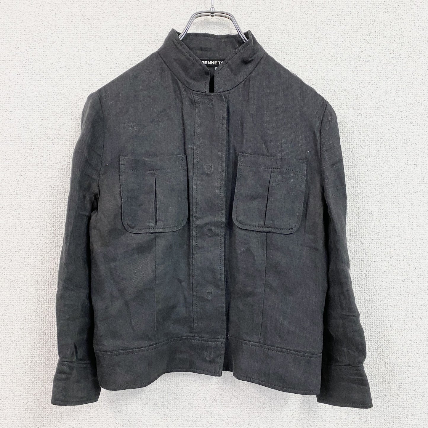 VIVIENNE TAM　ヴィヴィアンタム　フルスナップジャケット　ダークグレー　1サイズ