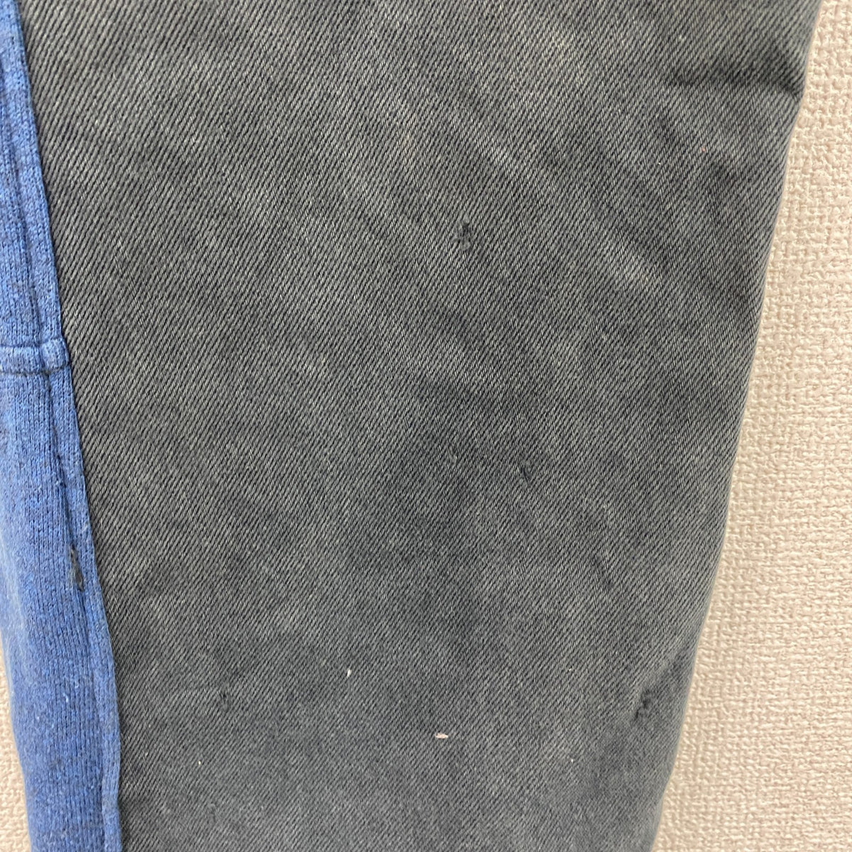 Levi's　リーバイス　502　切り替えスウェットパンツ　ボタンフライ　黒　ブラック　青　ブルー　36サイズ　古着