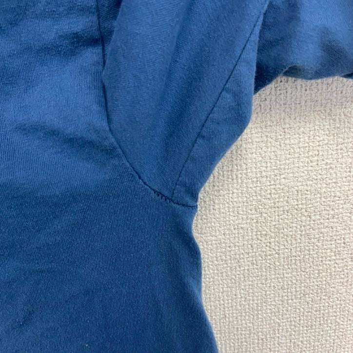 古着 used　HARLEY DAVIDSON　ハーレーダビッドソン　半袖両面プリントTシャツ　青　ブルー　3XL