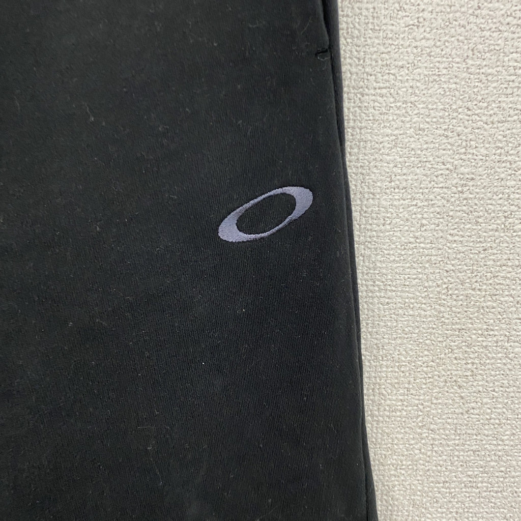 OAKLEY　オークリー　TYPE-02　スウェットパンツ　刺繍ロゴ　黒　ブラック　Mサイズ　古着