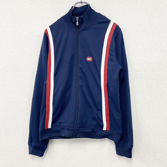 00s　NIKE　ナイキ　トラックジャケット/ジャージ　ヴィンテージ　マルチカラー　紺　ネイビー　Mサイズ