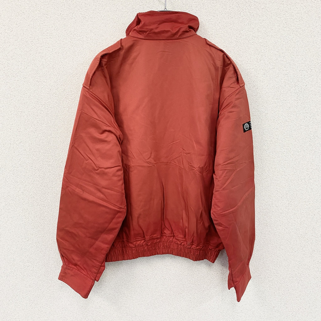 Showa Shell　シェル　ブルゾン　ワークウェア　赤　レッド　Lサイズ　古着