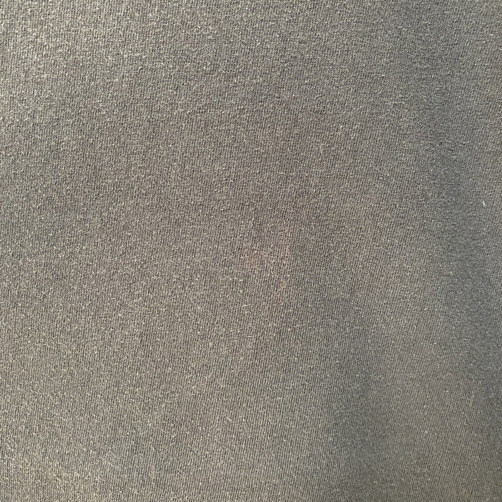 ブードゥ教　Voo Doo　半袖プリントTシャツ　スカル　ドクロ柄　黒　ブラック　レトロデザイン　クルーネック　古着