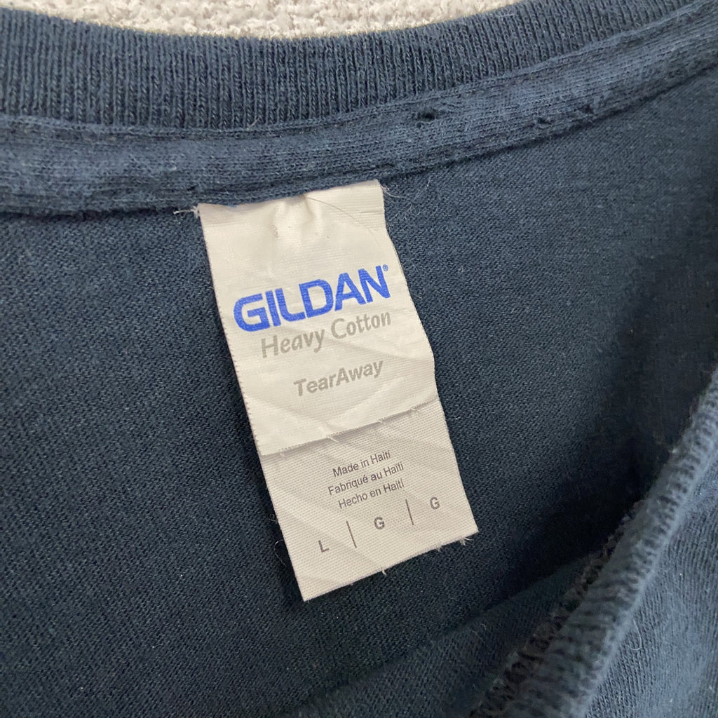 GILDAN　ギルダン　半袖プリントTシャツ　BE FREE　黒　ブラック　Lサイズ　古着