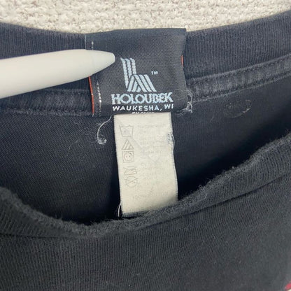 古着 used　HARLEY DAVIDSON　ハーレーダビッドソン　半袖両面プリントTシャツ　黒　ブラック　Lサイズ