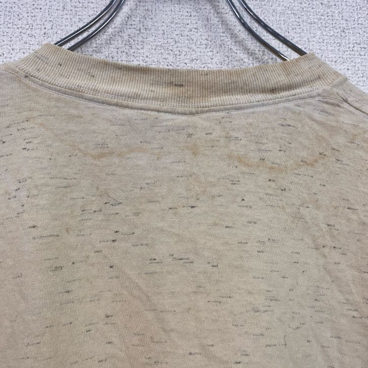 90s　ONEITA　POWER-T　半袖プリントTシャツ　ラスベガス　LAS VEGAS　ベージュ　Mサイズ　　ヴィンテージ　古着