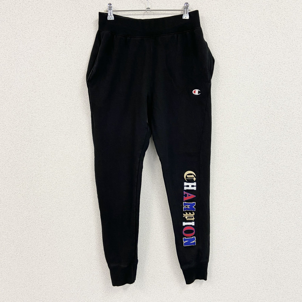 Champion　チャンピオン　リバースウィーブ　スウェットパンツ　黒　ブラック　Mサイズ　古着