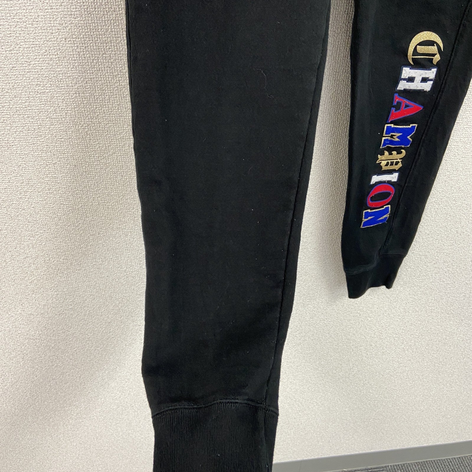 Champion　チャンピオン　リバースウィーブ　スウェットパンツ　黒　ブラック　Mサイズ　古着