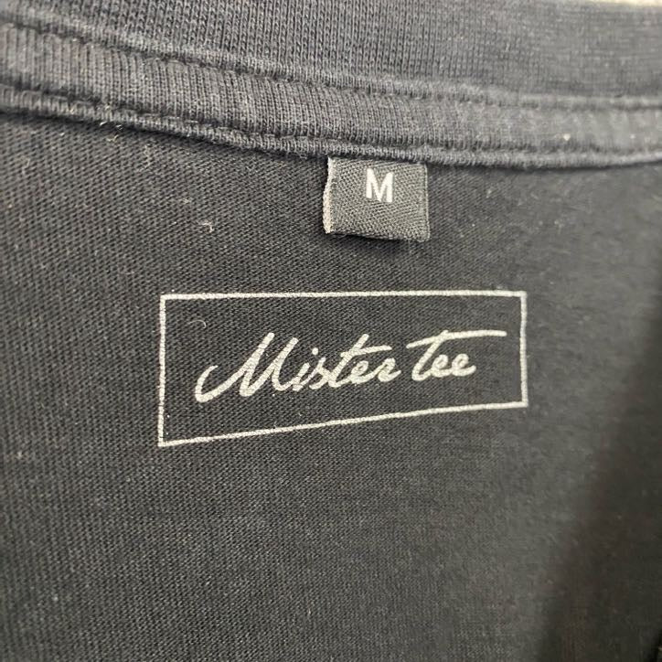Mistee Tee　半袖イラストプリントTシャツ　コミック　黒　ブラック　カジュアルデザイン　Mサイズ　古着