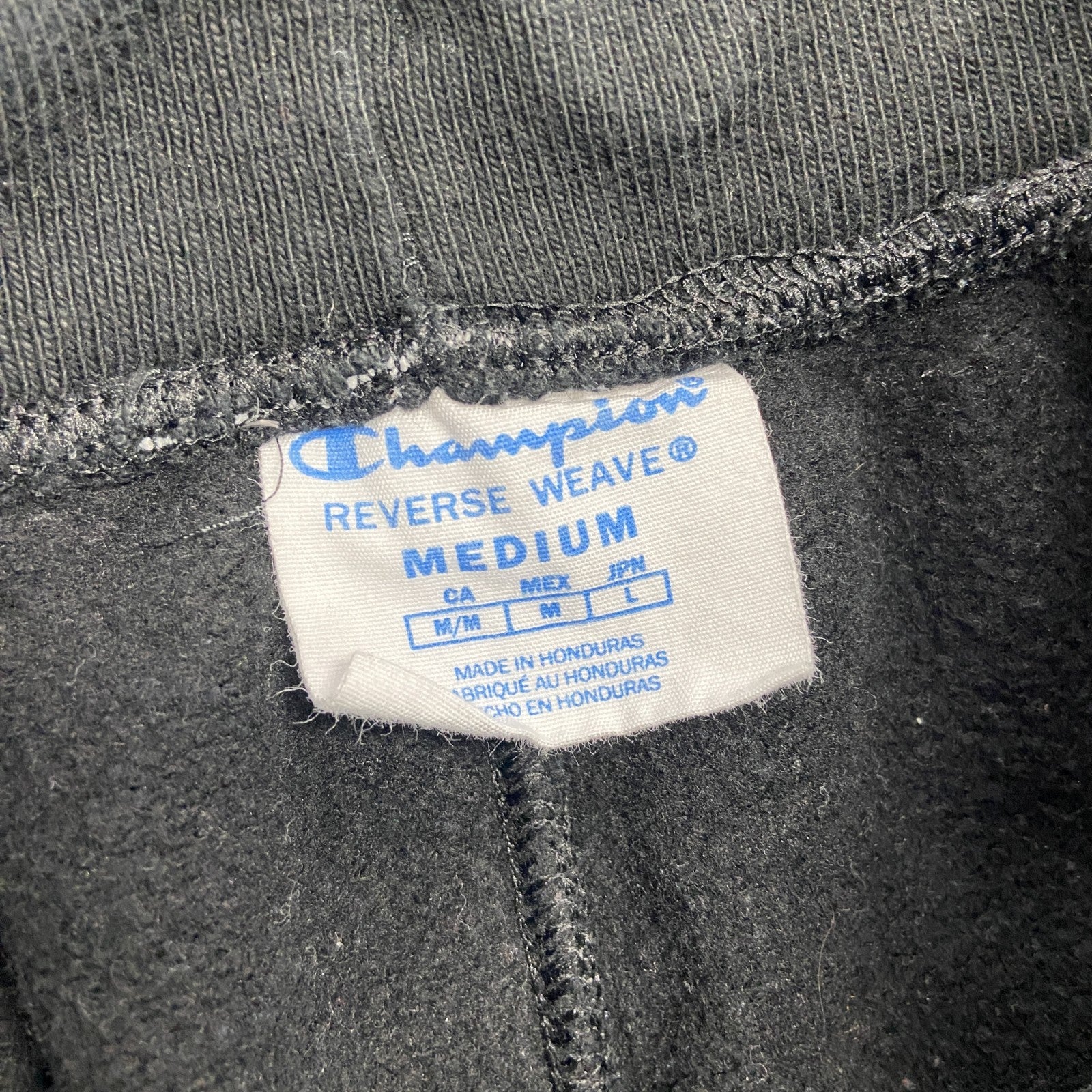 Champion　チャンピオン　リバースウィーブ　スウェットパンツ　黒　ブラック　Mサイズ　古着