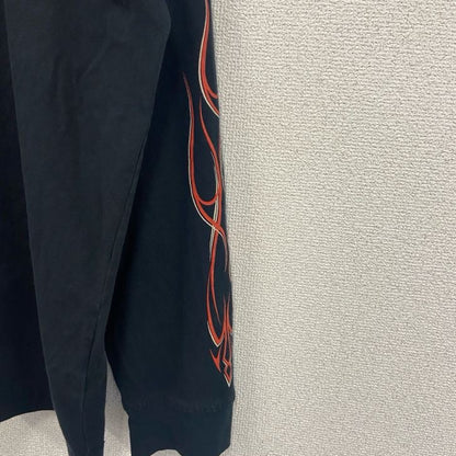 古着 used　HARLEY DAVIDSON　ハーレーダビッドソン　長袖Tシャツ　黒　ブラック　2XLサイズ
