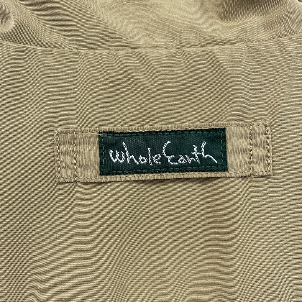 Whole Earth　ホールアース　トレッキングベスト　フィッシングベスト　ベージュ　Sサイズ　古着