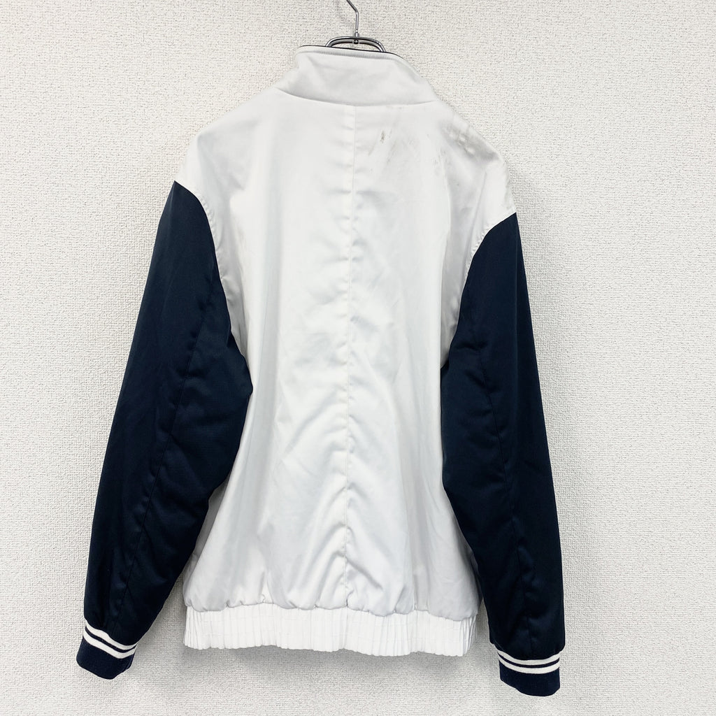 CAPRI BLUE カプリブルー　フルジップジャケット　白　紺　ホワイト　ネイビー メンズ 古着