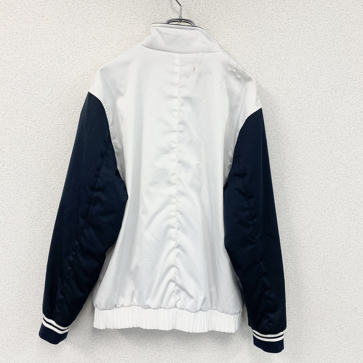 CAPRI BLUE カプリブルー　フルジップジャケット　白　紺　ホワイト　ネイビー メンズ 古着