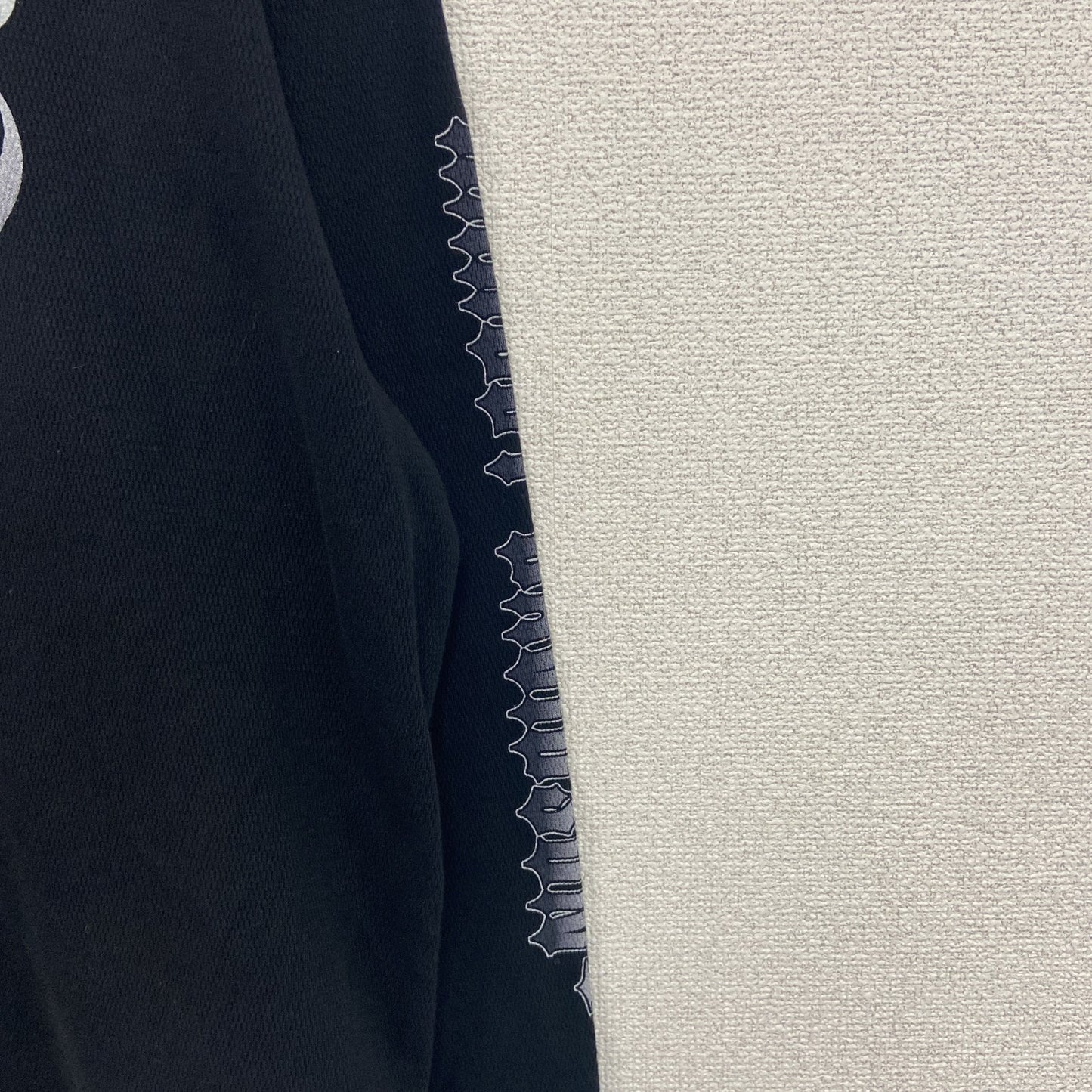 古着 used　HARLEY DAVIDSON　ハーレーダビッドソン　長袖Tシャツ　ドクロ　ファイヤーパターン　黒　ブラック