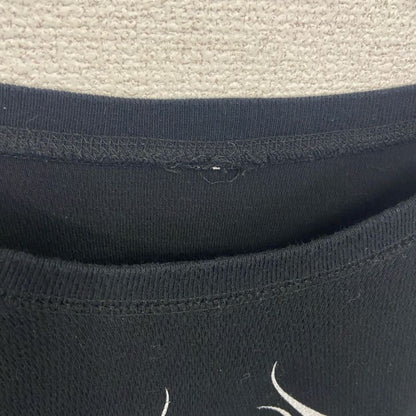 古着 used　HARLEY DAVIDSON　ハーレーダビッドソン　長袖Tシャツ　ドクロ　ファイヤーパターン　黒　ブラック