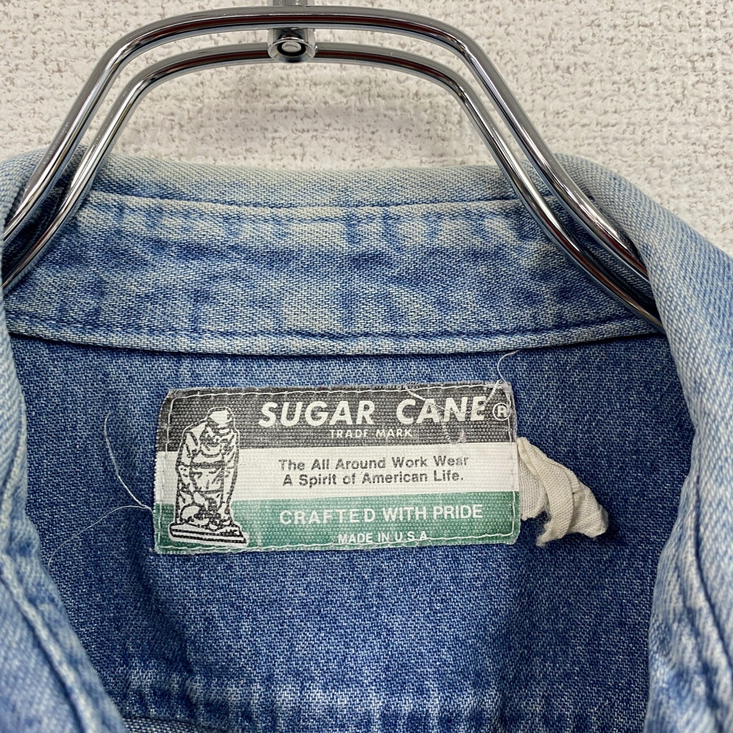 SUGAR CANE　シュガーケーン　長袖デニムシャツジャケット　インディゴ　
