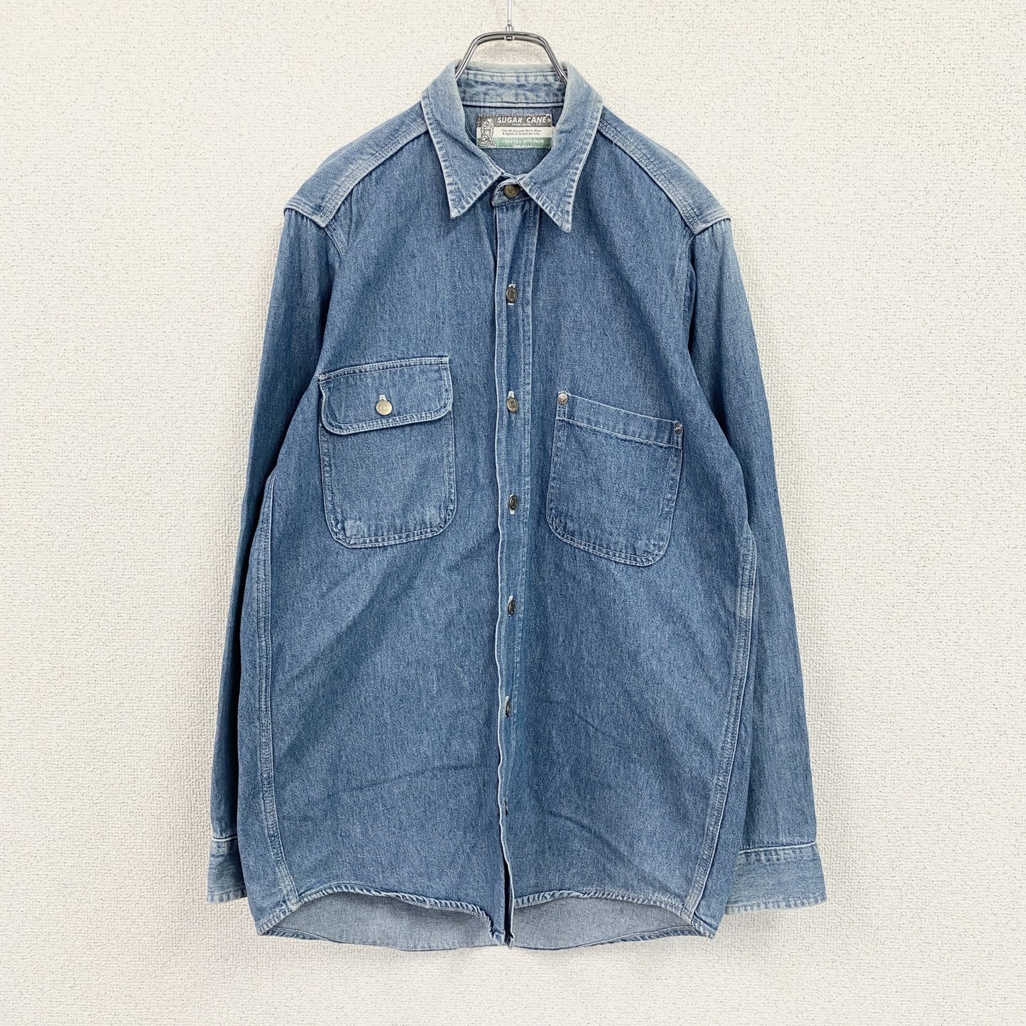 SUGAR CANE　シュガーケーン　長袖デニムシャツジャケット　インディゴ　