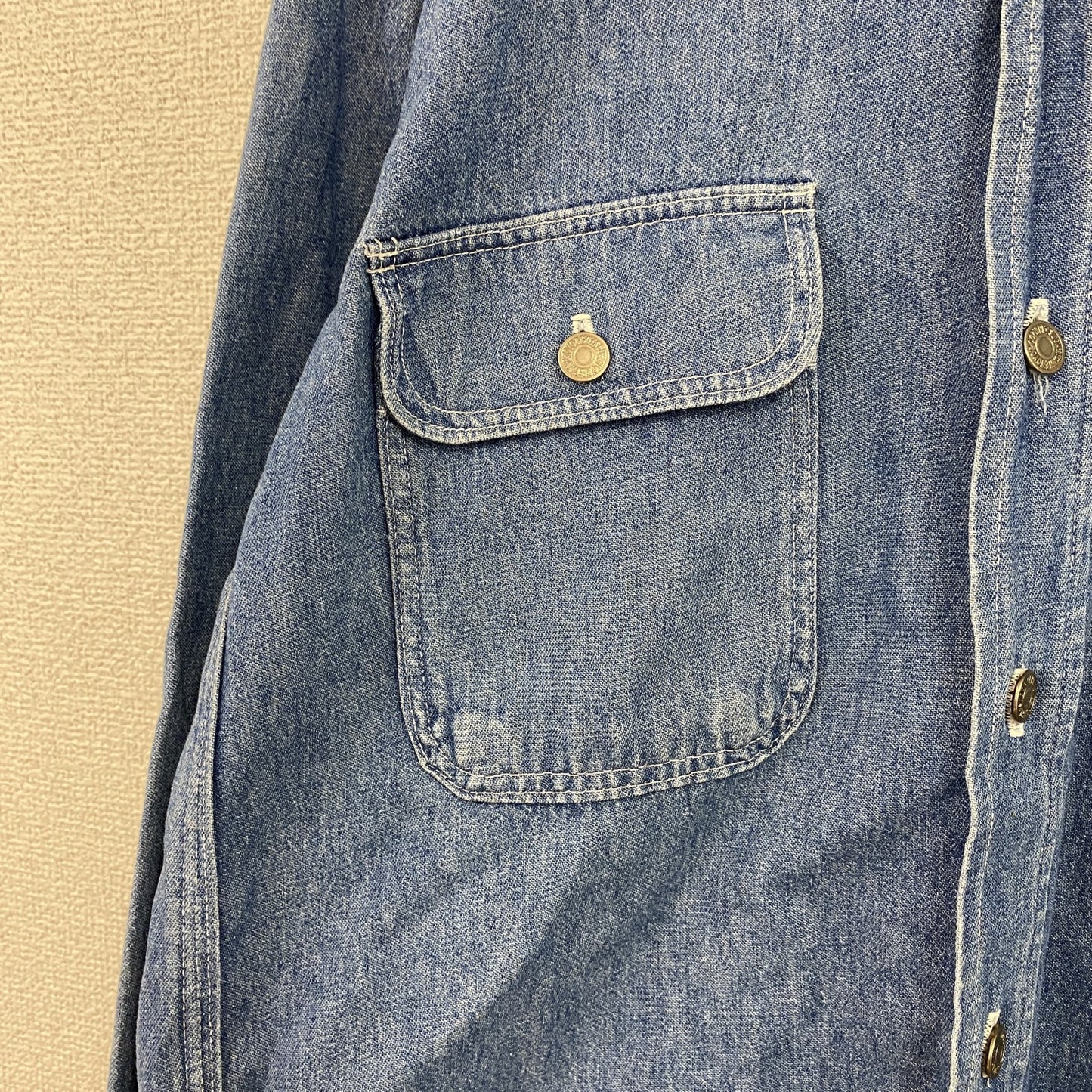 SUGAR CANE　シュガーケーン　長袖デニムシャツジャケット　インディゴ　