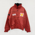 Showa Shell　シェル　ブルゾン　ワークウェア　赤　レッド　Lサイズ メンズ 古着