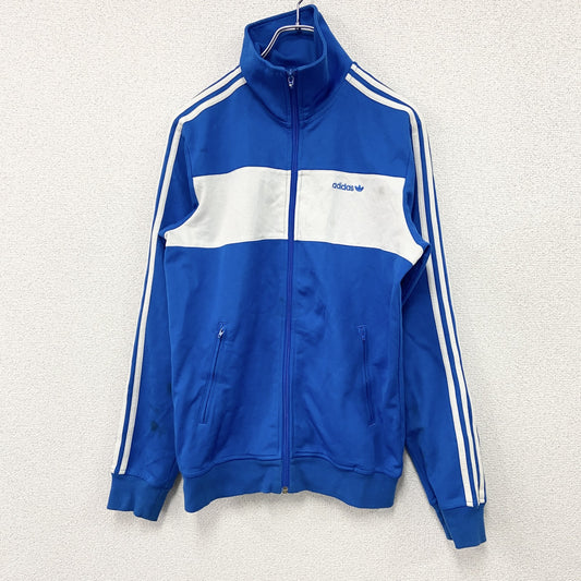 adidas　アディダス　トラックジャケット/ジャージ　トレフォイルロゴ　青　ブルー　Mサイズ