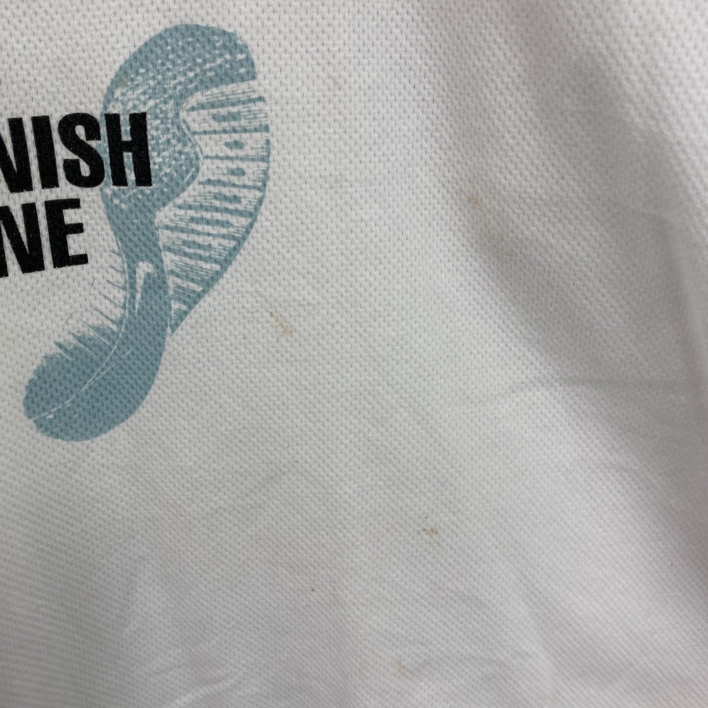 NIKE ナイキ　DRI-FIT　半袖プリントTシャツ　シングルステッチ　白　ホワイト　Lサイズ