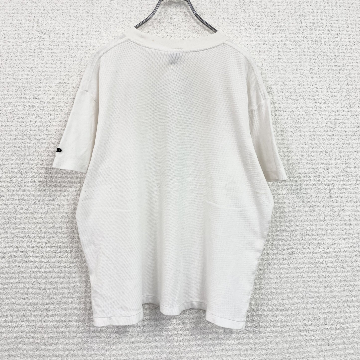 NIKE ナイキ　DRI-FIT　半袖プリントTシャツ　シングルステッチ　白　ホワイト　Lサイズ