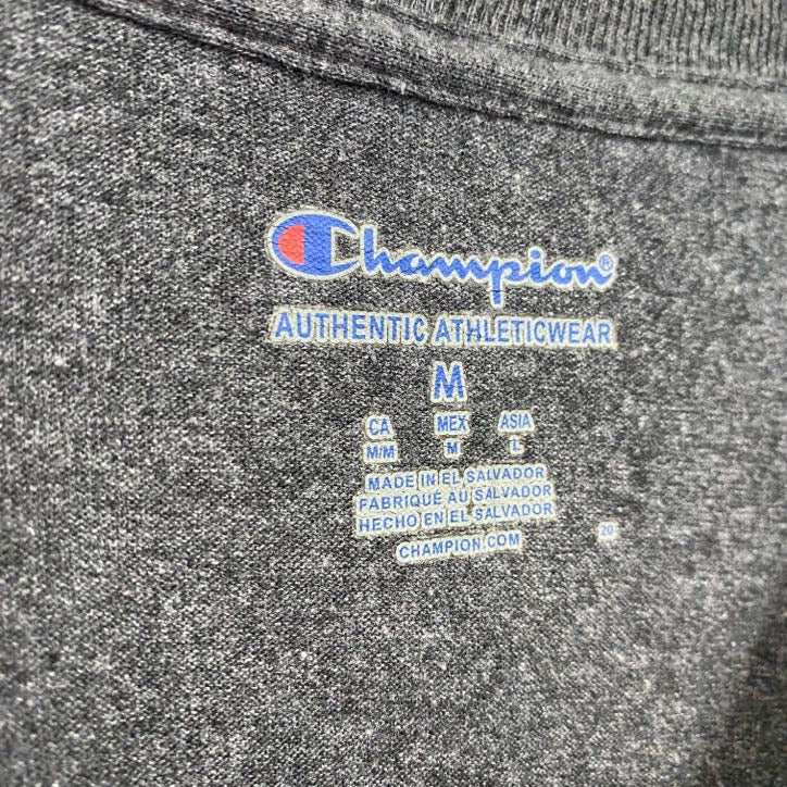 champion　チャンピオン　半袖カレッジプリントTシャツ　ワシントン大学　セントルイス　ダークグレー　Lサイズ　古着