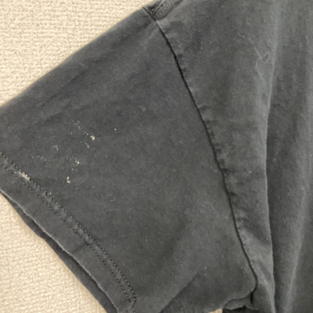 GILDAN　ギルダン　半袖プリントTシャツ　両面プリント　アーチプリント　黒　ブラック　Lサイズ　古着