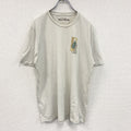 PULL&BEAR　プルアンドベア　半袖プリントTシャツ　両面プリント　白　ホワイト　Mサイズ　古着