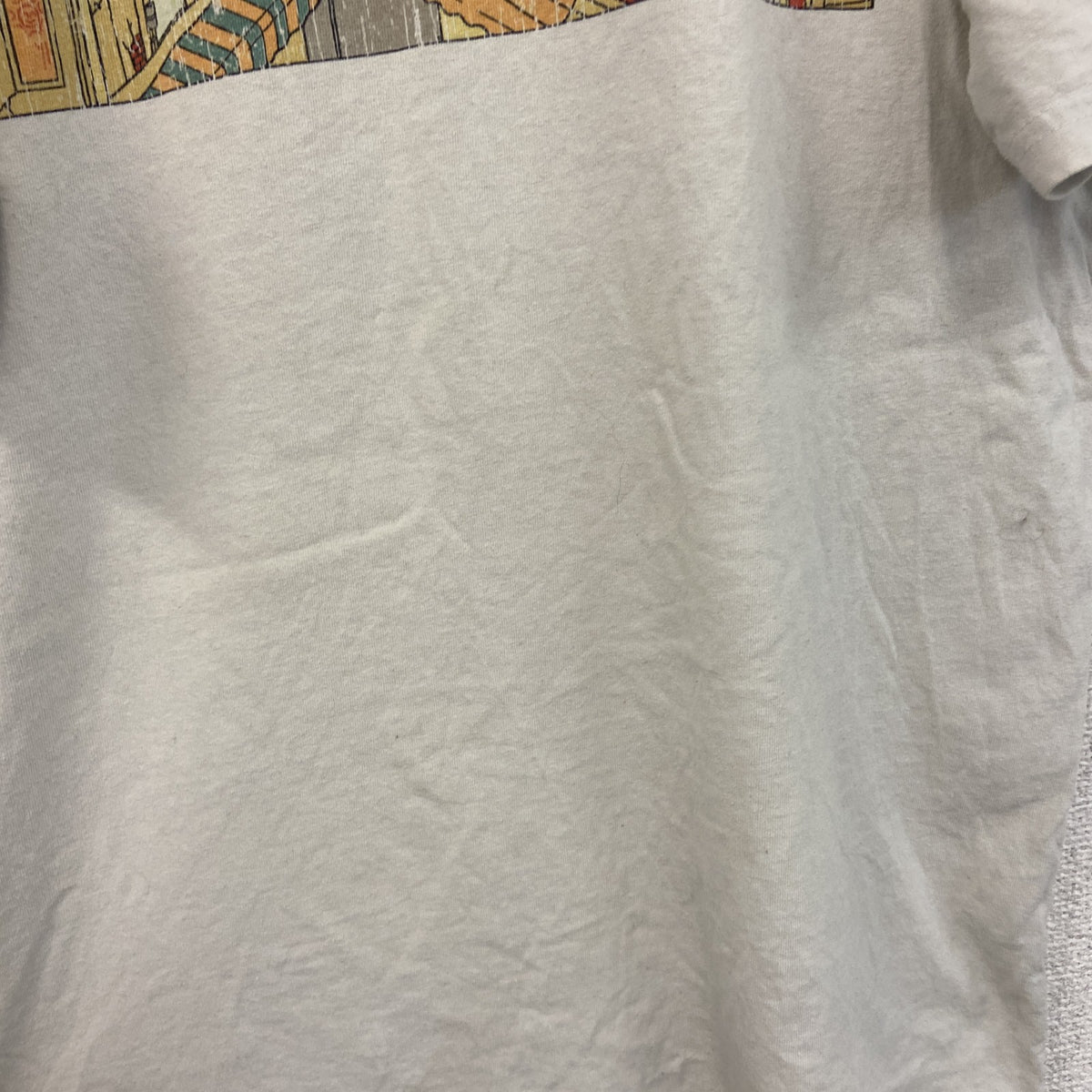 PULL&BEAR　プルアンドベア　半袖プリントTシャツ　両面プリント　白　ホワイト　Mサイズ　古着