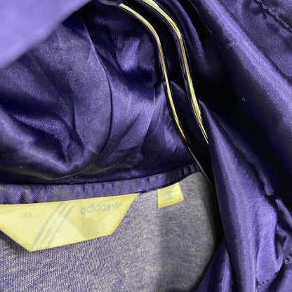 adidas　アディダス　トラックジャケット/ジャージパーカー　デカロゴ　紫　パープル　140