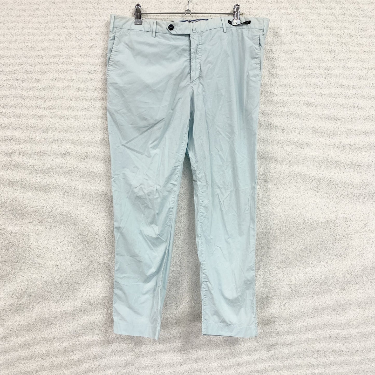 PT01　ピーティーゼロウーノ　スーパースリムフィットパンツ　水色　ライトブルー　52サイズ