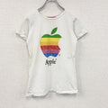 Star girl　Apple　アップル　半袖プリントTシャツ　企業ロゴ　白　ホワイト　Sサイズ　古着