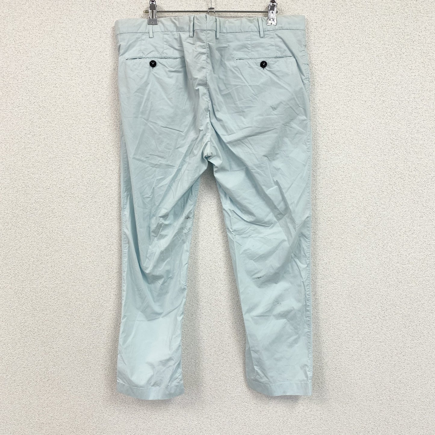 PT01　ピーティーゼロウーノ　スーパースリムフィットパンツ　水色　ライトブルー　52サイズ