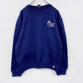 00s　RUSSELL　ラッセル　Dri POWER　スウェット/トレーナー　前V　ヴィンテージ　紺　ネイビー　Sサイズ　古着