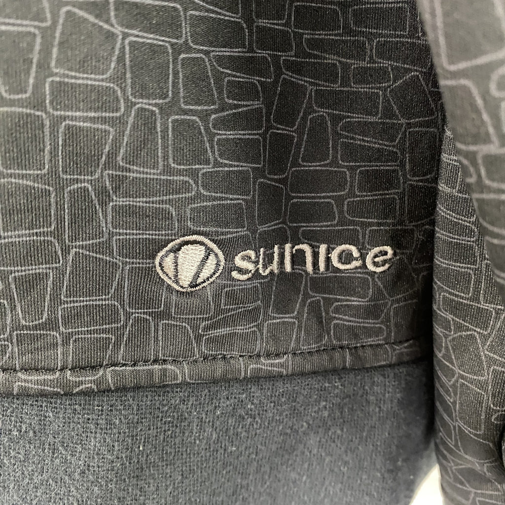 sunice　長袖トラックジャケット　フルジップジャージ　2010年バンクーバーオリンピック　黒　ブラック　Lサイズ　古着