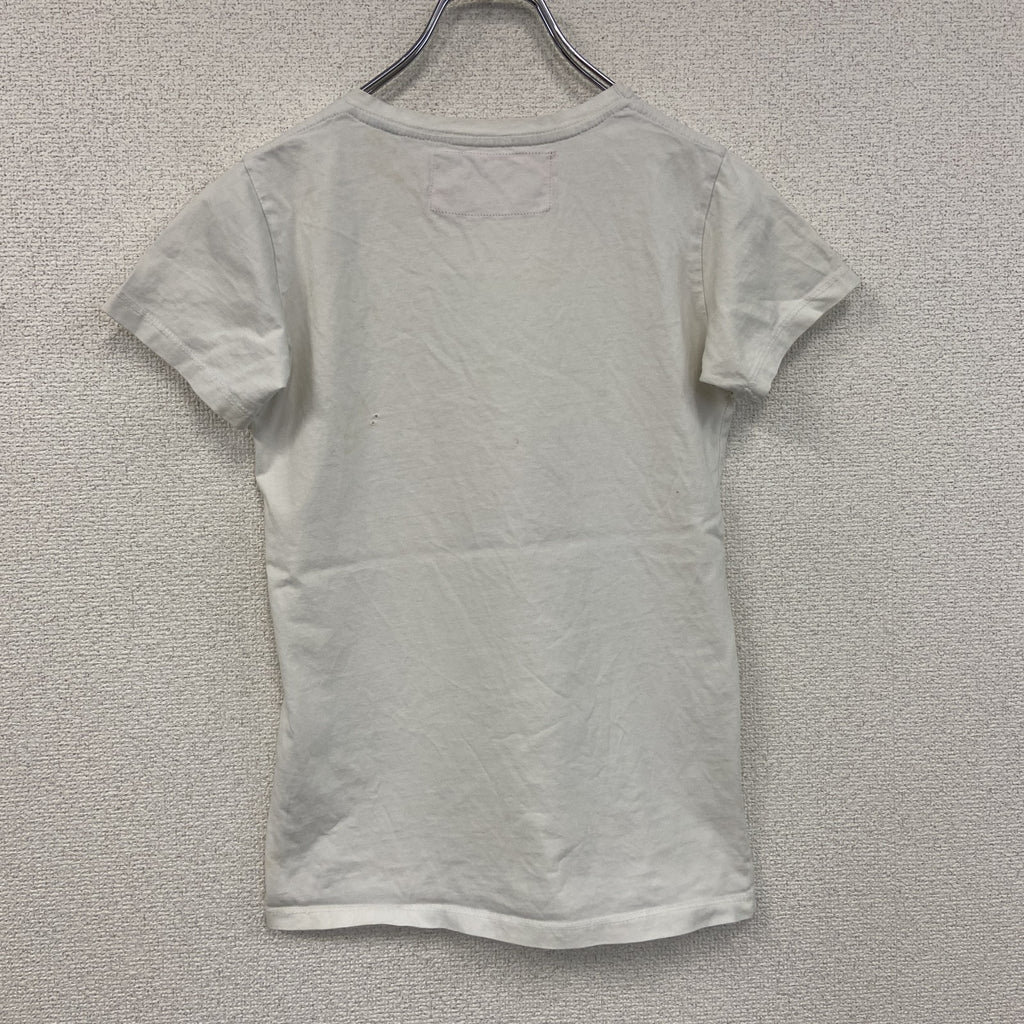 Star girl　Apple　アップル　半袖プリントTシャツ　企業ロゴ　白　ホワイト　Sサイズ　古着