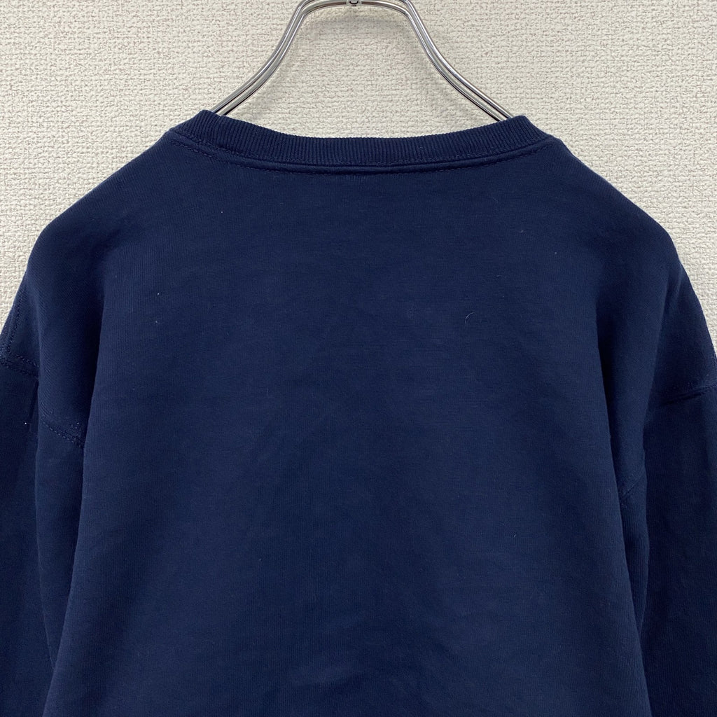 00s　RUSSELL　ラッセル　Dri POWER　スウェット/トレーナー　前V　ヴィンテージ　紺　ネイビー　Sサイズ　古着