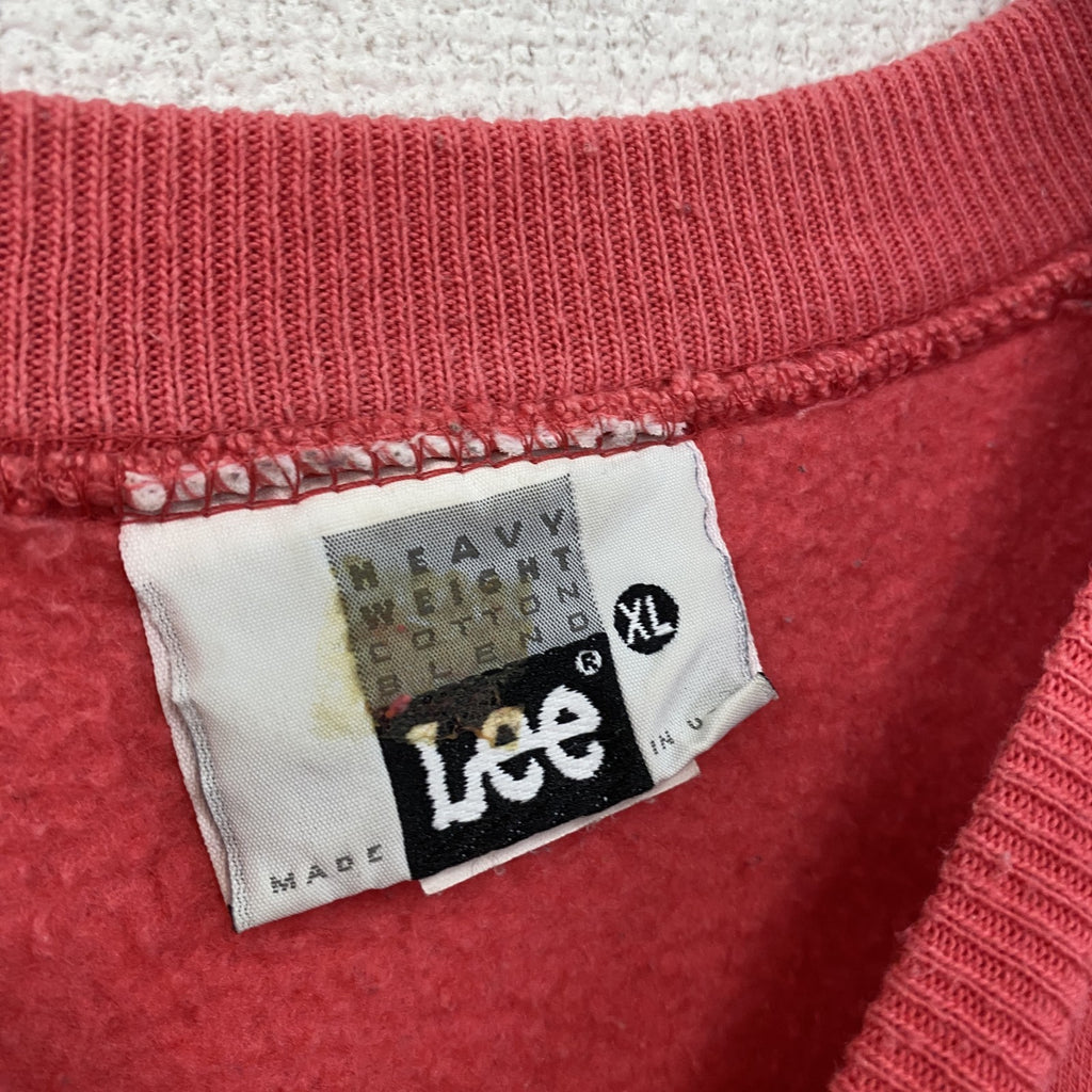 ～90s　Lee　リー　スウェット/トレーナー　CAPE COD　ヴィンテージ　ピンク　XLサイズ　古着