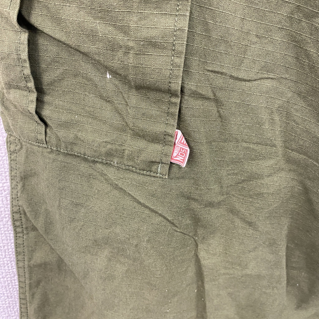 HINSON　ヒンソン　カーゴパンツ　ジップフライ　カーキ　Mサイズ　古着