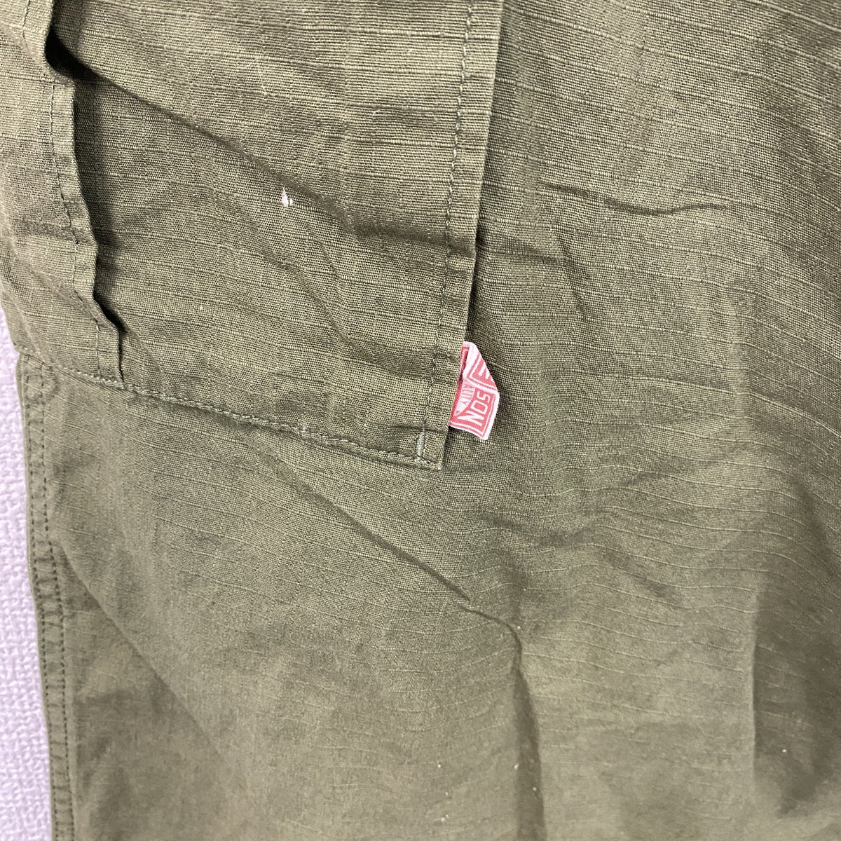 HINSON　ヒンソン　カーゴパンツ　ジップフライ　カーキ　Mサイズ　古着
