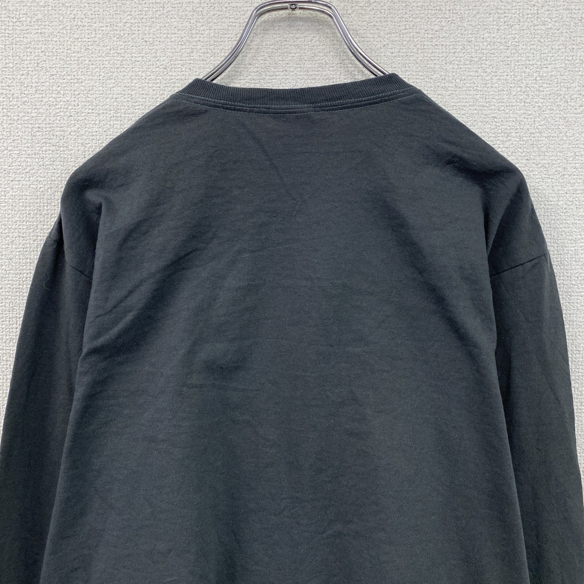 00s～　JERZEES　ジャージーズ　長袖プリントTシャツ/ロンT　ヴィンテージ　ダークグレー　Mサイズ　古着
